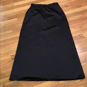 Long black skirt